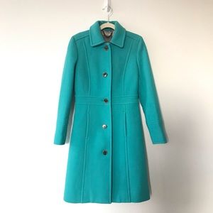 J.Crew Jade Lady Day Coat With Thinsulate